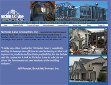 Tablet Screenshot of nicholaslane.com